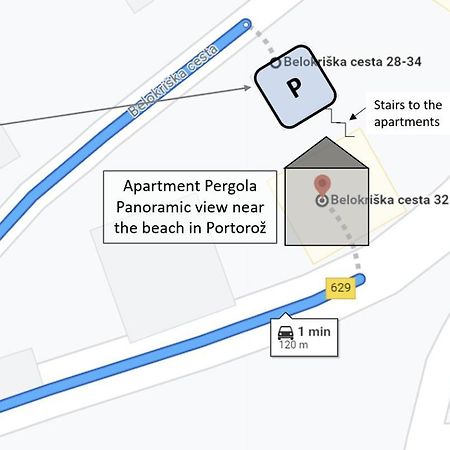 בפורטורוז Apartment Pergola מראה חיצוני תמונה